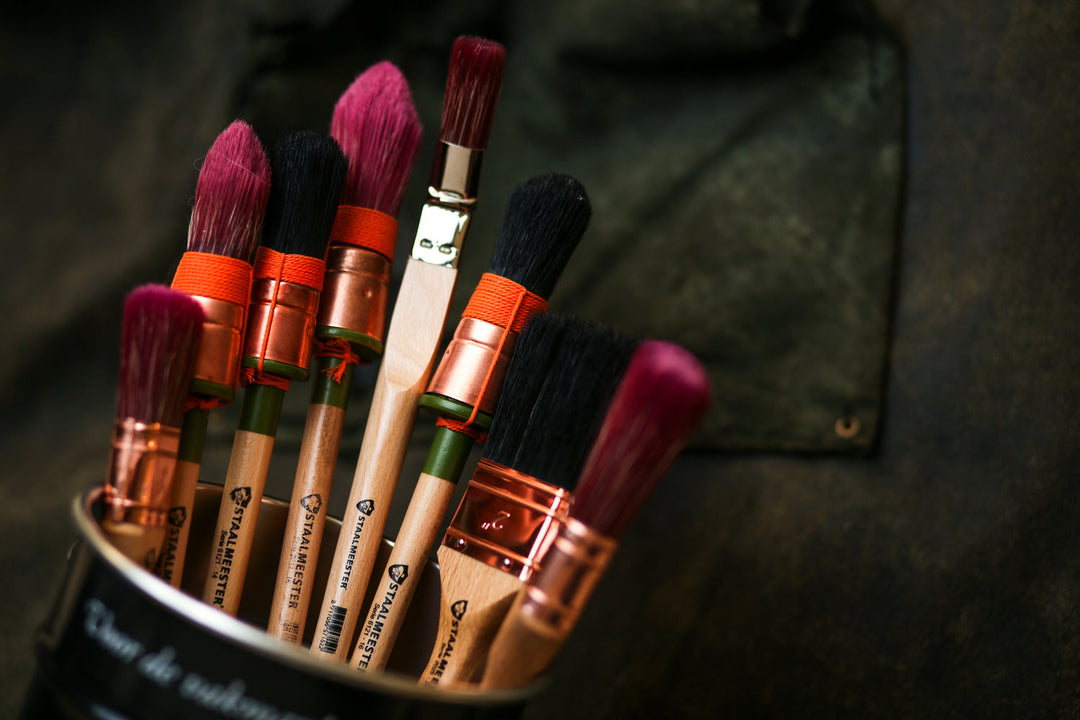 Choosing the right brush for your project is best done in two simple steps