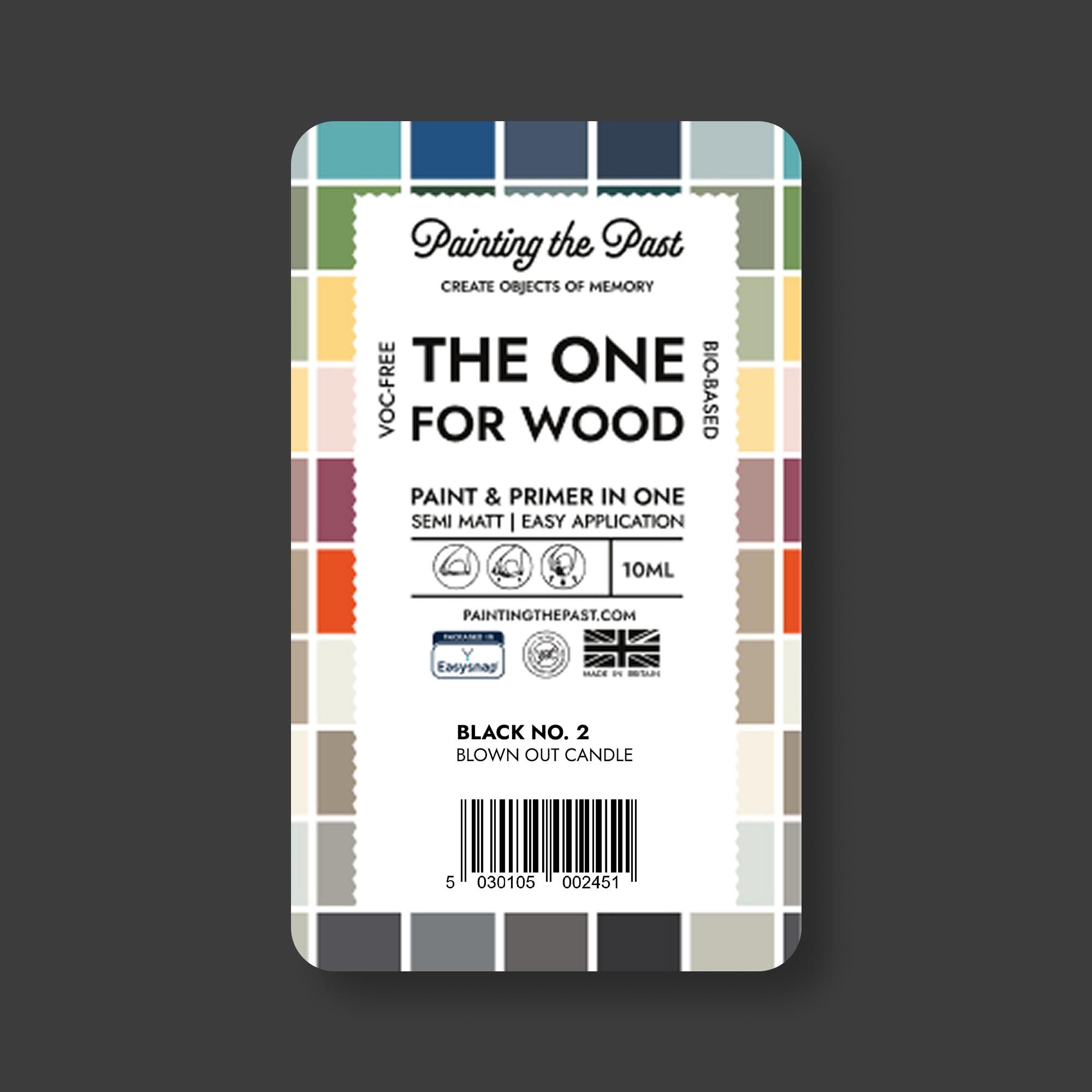 The One for Wood 10mL  Black No. 2 Blown Out Candle