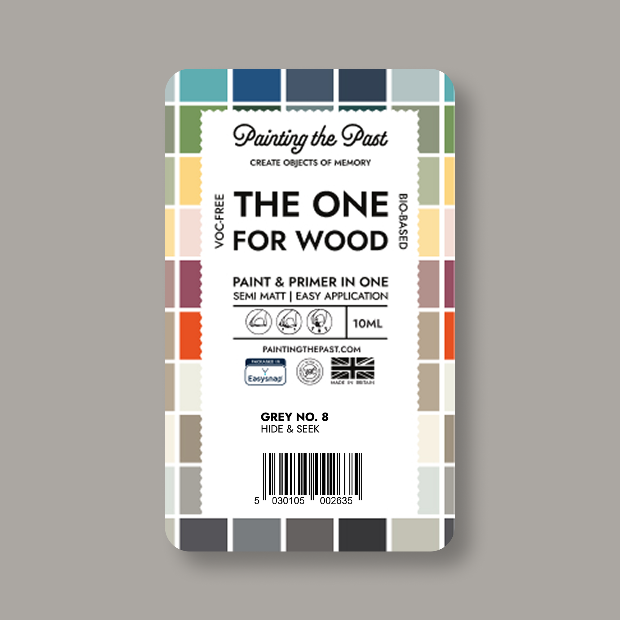The One for Wood 10mL Grey No. 8 Hide & Seek